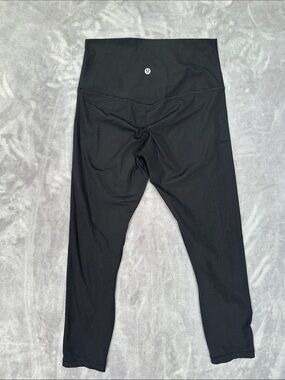 lululemon athletica Black Ribbed High-Waist Leggings